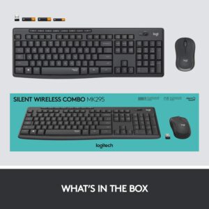 Logitech MK295 Silent Wireless Keyboard Mouse Combo