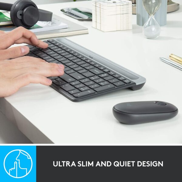 Authentic Logitech MK470 Slim Wireless Combo - Image 4