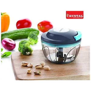 Crystal Xpress Pull & Chop - Mini, Vegetable & Fruits Cutter, Durable Kitchen Tool, For Everyday Use